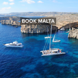 Malta boats turquoise waters